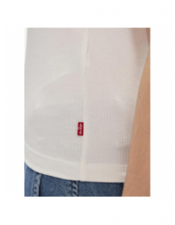 Débardeur côtelé dreamy uni blanc femme - Levi's
