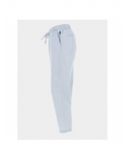 Pantalon fluide ample bleu femme - Sun Valley