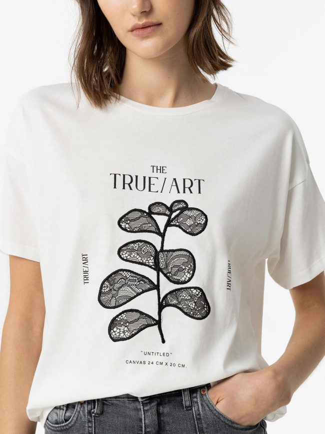 T-shirt lucy blanc femme - Tiffosi