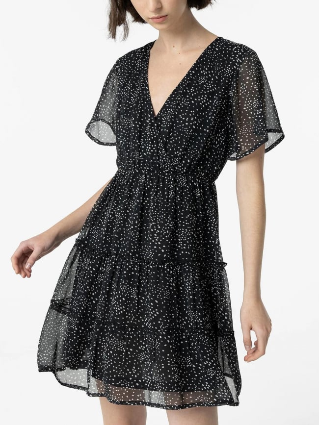 Robe imprimés locura noir femme - Tiffosi