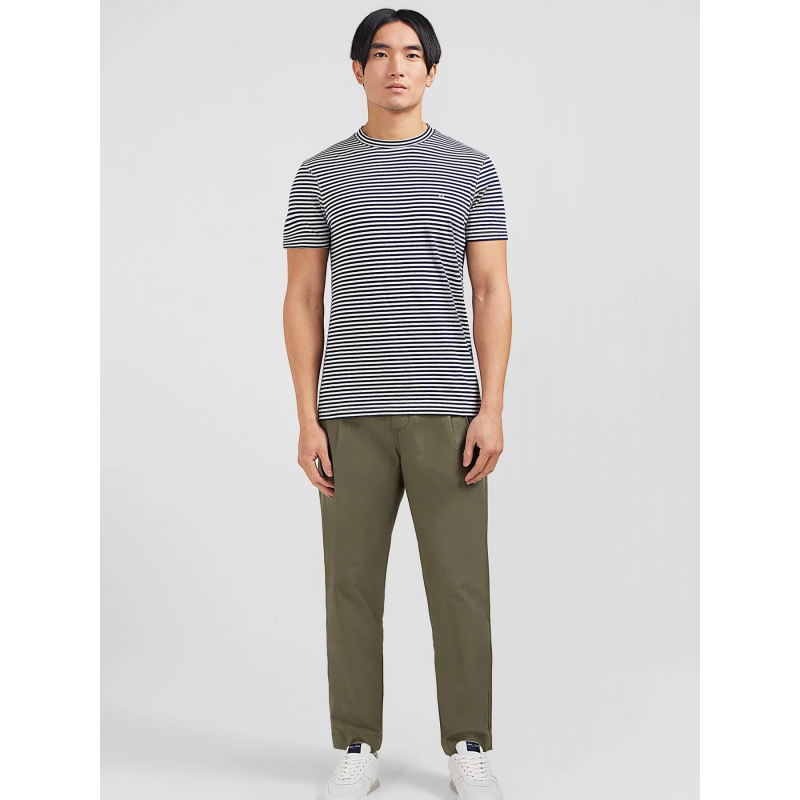 T-shirt rayé capitaine shine noir gris homme - Eden Park