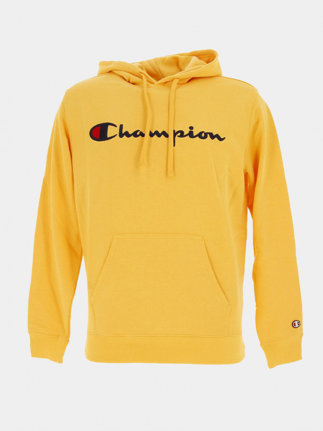 Sweat à capuche hooded jaune homme - Champion