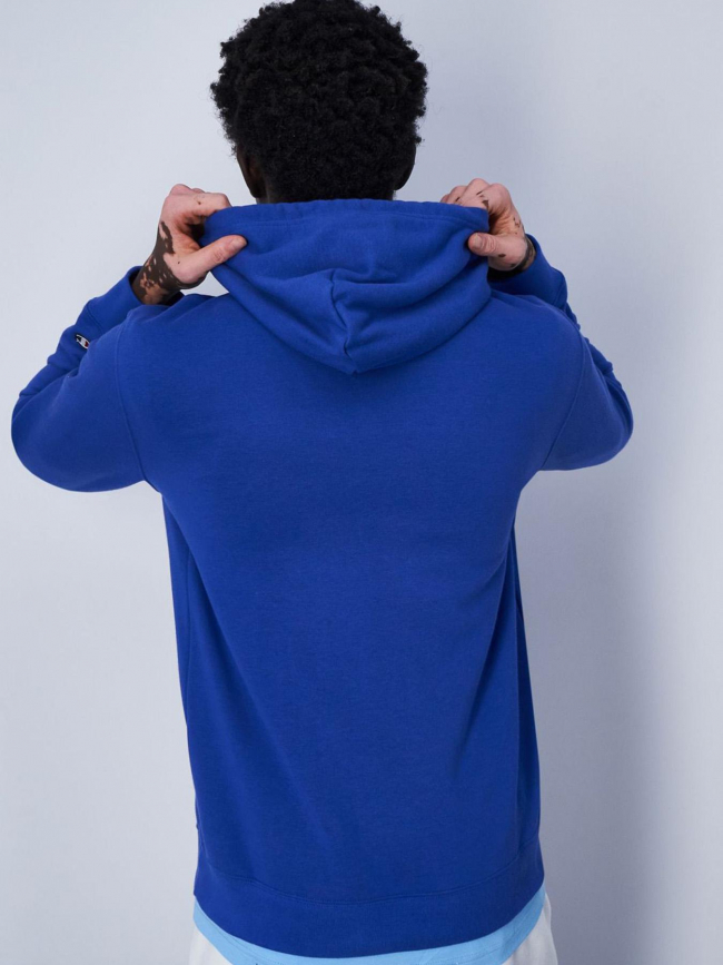 Sweat à capuche logo brodé bleu marine homme - Champion