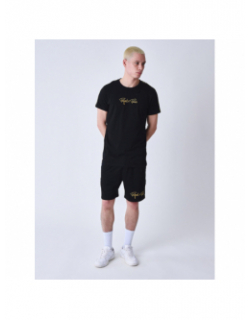 T-shirt logo brodé noir homme - Project X Paris