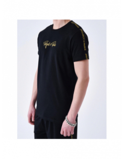 T-shirt logo brodé noir homme - Project X Paris