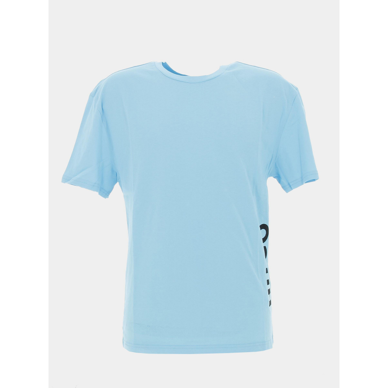 T-shirt uni logo relaxed bleu homme - Hugo