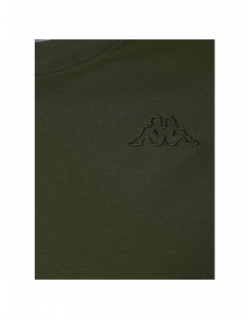 T-shirt slim cafers kaki homme - Kappa
