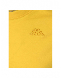 T-shirt slim cafers jaune homme - Kappa