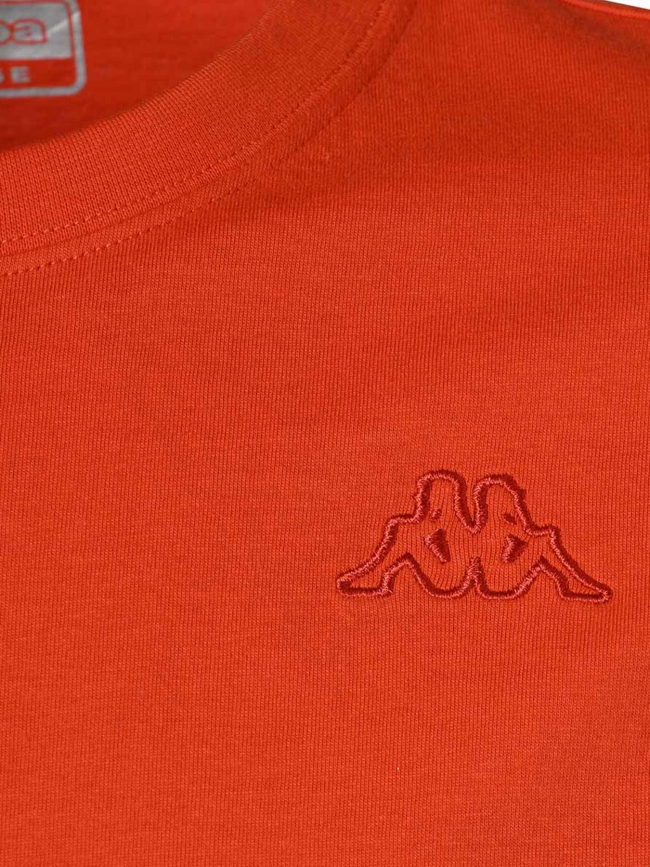 T-shirt slim cafers rouge homme - Kappa