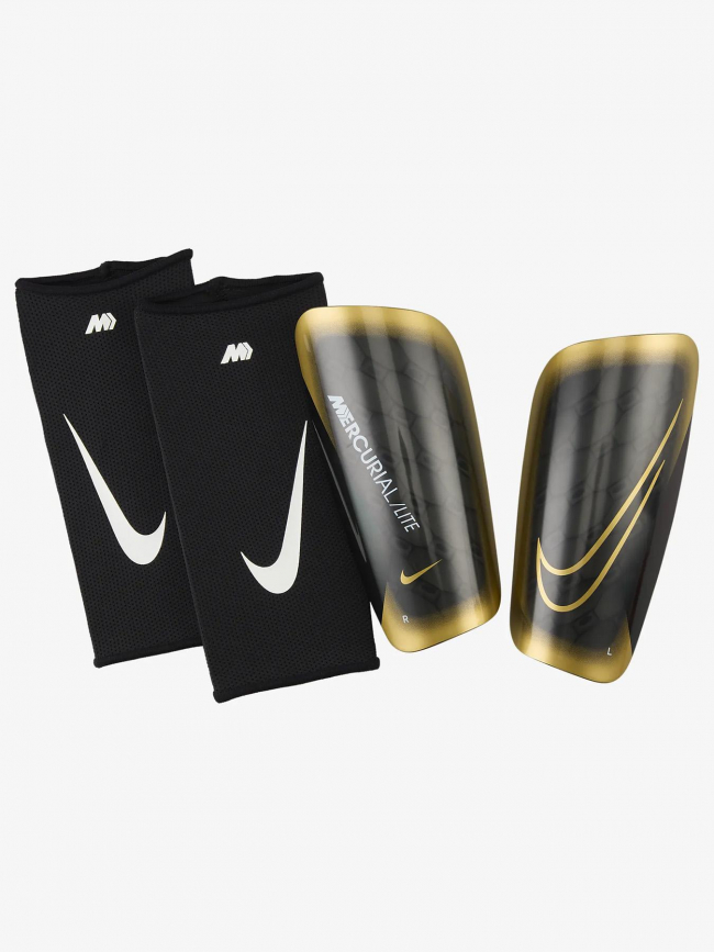 Protège-tibias mercurial lite fa22 noir doré - Nike