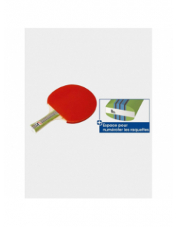 Raquette de tennis de table noir rouge - Tremblay