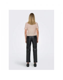 T-shirt en maille sunny beige femme - Only