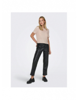 T-shirt en maille sunny beige femme - Only