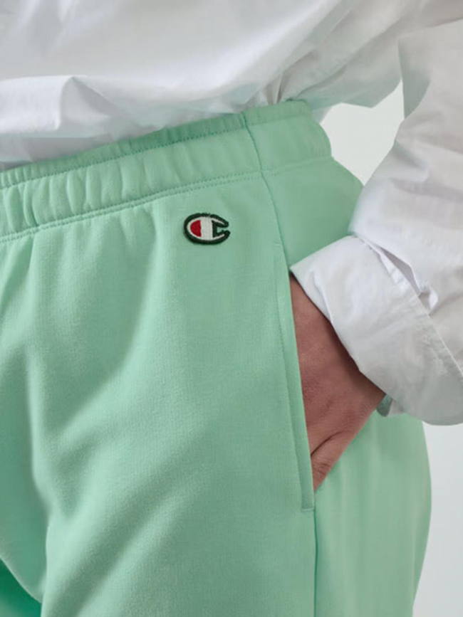 Jogging élastique cuff vert femme - Champion