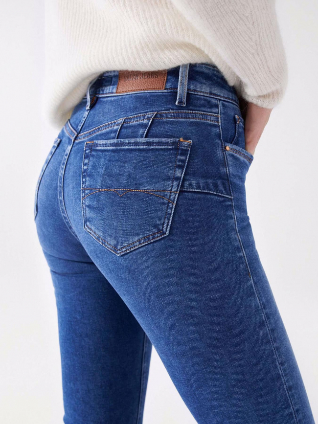 Jean slim crop destiny bleu femme - Salsa