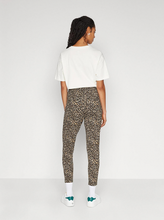 Pantalon pop trash easy léopard marron femme - Only