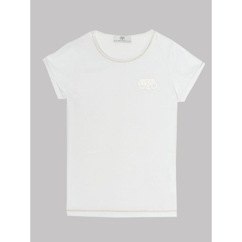 T-shirt tragi blanc enfant - Le Temps Des Cerises