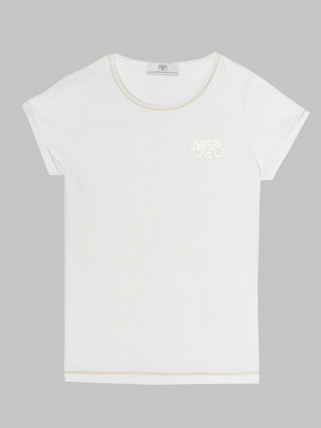 T-shirt tragi blanc enfant - Le Temps Des Cerises