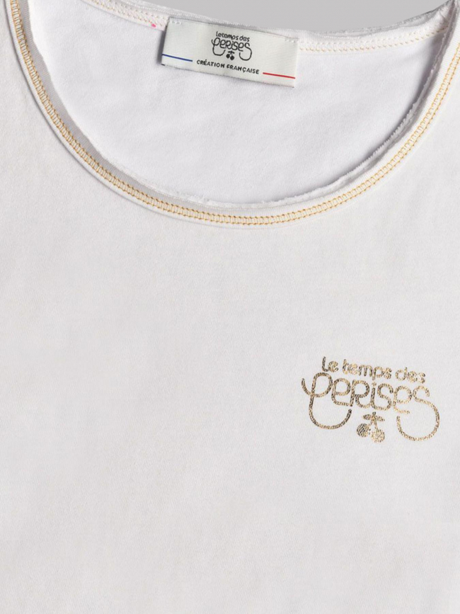 T-shirt tragi blanc enfant - Le Temps Des Cerises