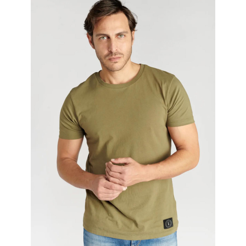 T-shirt gribs kaki homme - Le Temps Des Cerises