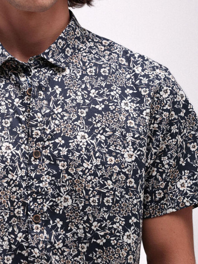 Chemise c-loyd mc navy homme - Teddy Smith