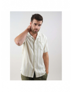 Chemise à rayures curries multicolore homme - Deeluxe