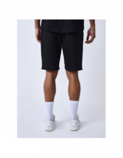 Short jogging poches zippées noir blanc homme - Project X Paris
