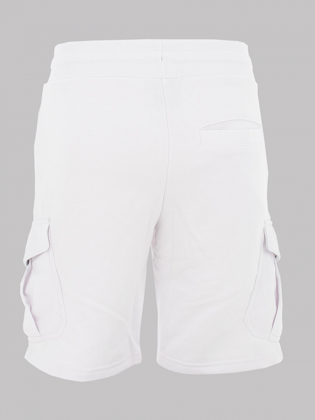 Short jogging cargo ajaccio blanc homme - Helvetica