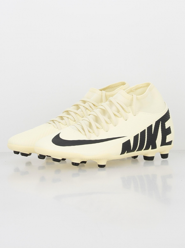 Chaussures de football superfly 9 club fg/mg beige homme - Nike