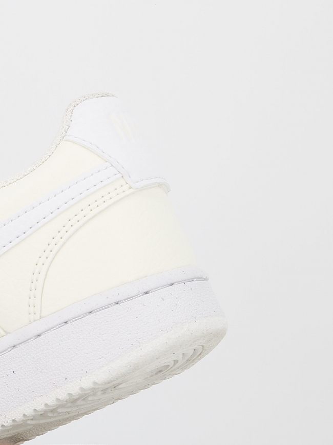 Baskets court vision beige blanc femme - Nike