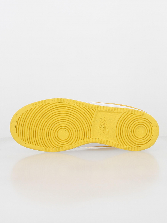 Baskets court vision blanc jaune homme - Nike