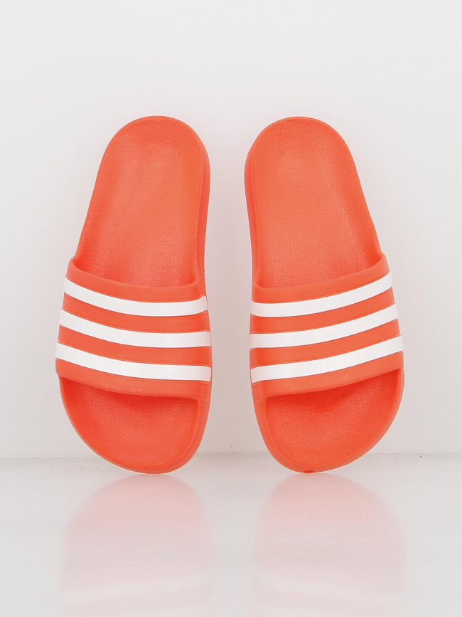 Claquettes adilette aqua orange fluo - Adidas