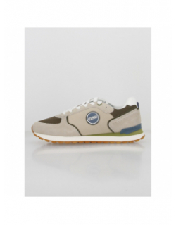 Baskets travis block gris clair kaki homme - Colmar