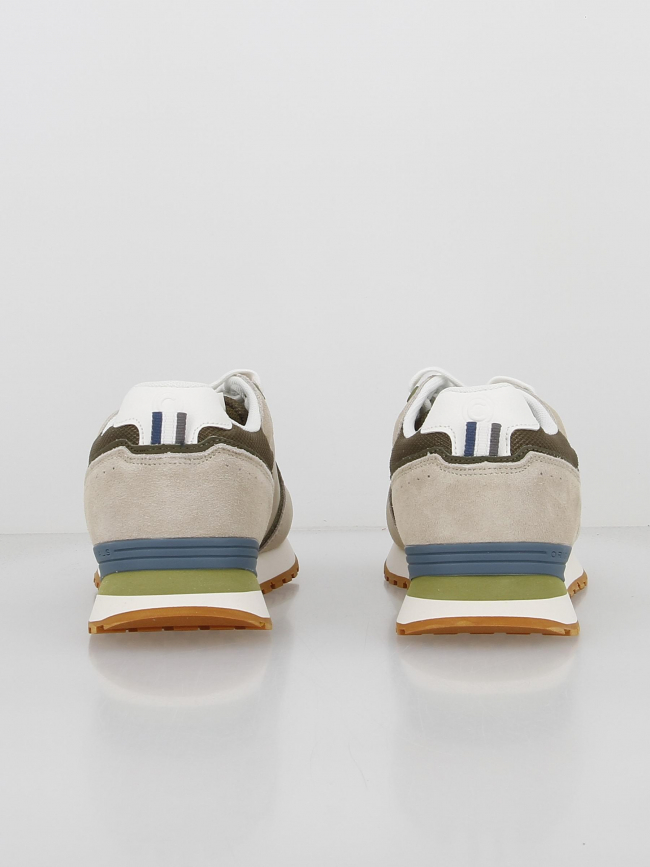 Baskets travis block gris clair kaki homme - Colmar