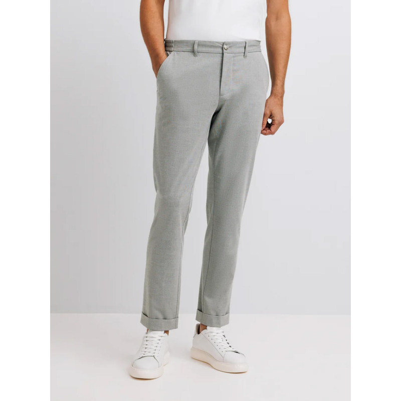 Pantalon chino slim pombou gris homme - Izac