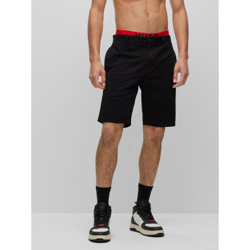 Short slim fit david noir homme - Hugo