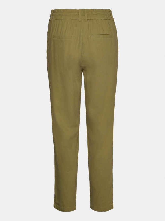 Pantalon fluide pop trash arizona easy vert femme - Only