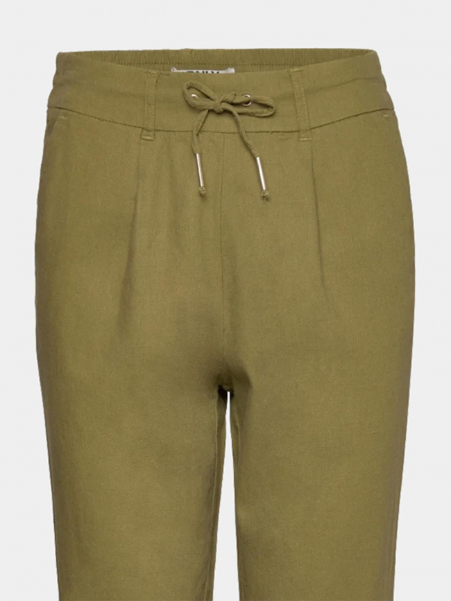 Pantalon fluide pop trash arizona easy vert femme - Only