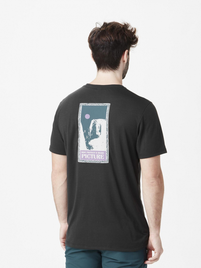 T-shirt timont urban tech noir homme - Picture