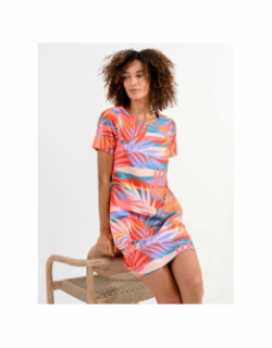 Robe fluide motif floral muticolore femme - Molly Bracken