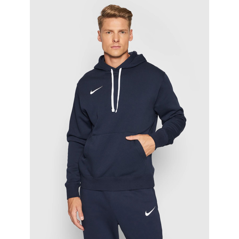 Sweat à capuche flc park20 bleu marine homme - Nike