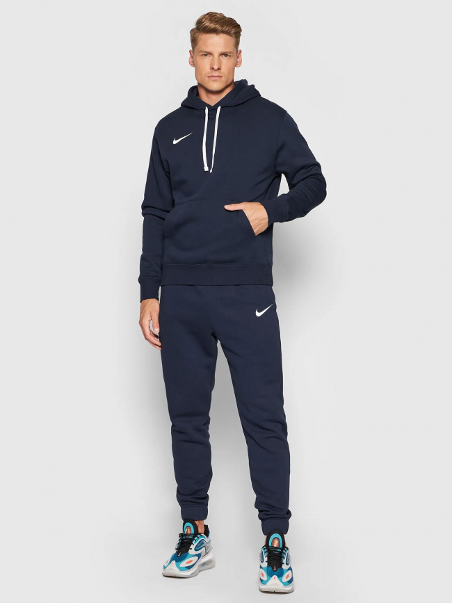 Sweat à capuche flc park20 bleu marine homme - Nike