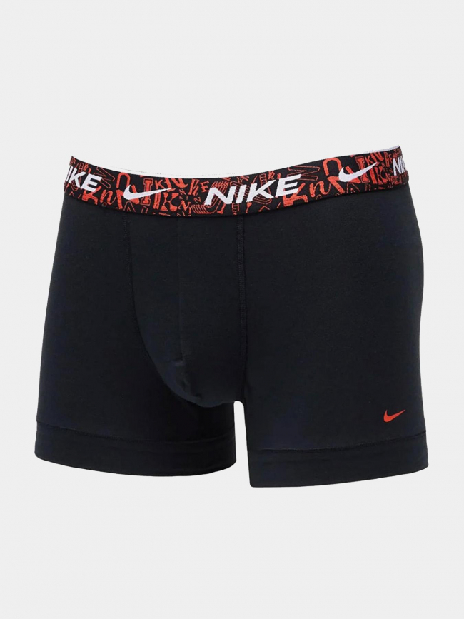 Pack de 3 boxers trunk logo rouge bleu vert homme - Nike