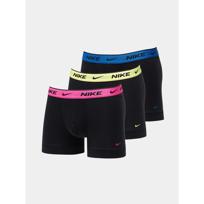 Pack de 3 boxers trunk bleu rose fluo homme - Nike