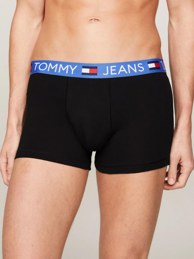 Pack de 3 boxers trunk wb noir bleu homme - Tommy Hilfiger