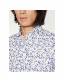 Chemise ditsy motif floral blanc bleu homme - Tommy Hilfiger