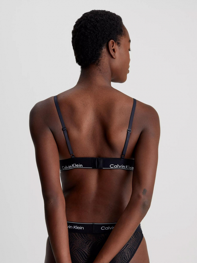 Soutien-gorge triangle lightly lined noir femme - Calvin Klein