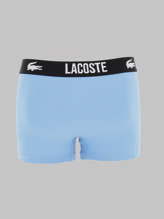 Pack de 3 boxers court vert blanc bleu homme - Lacoste