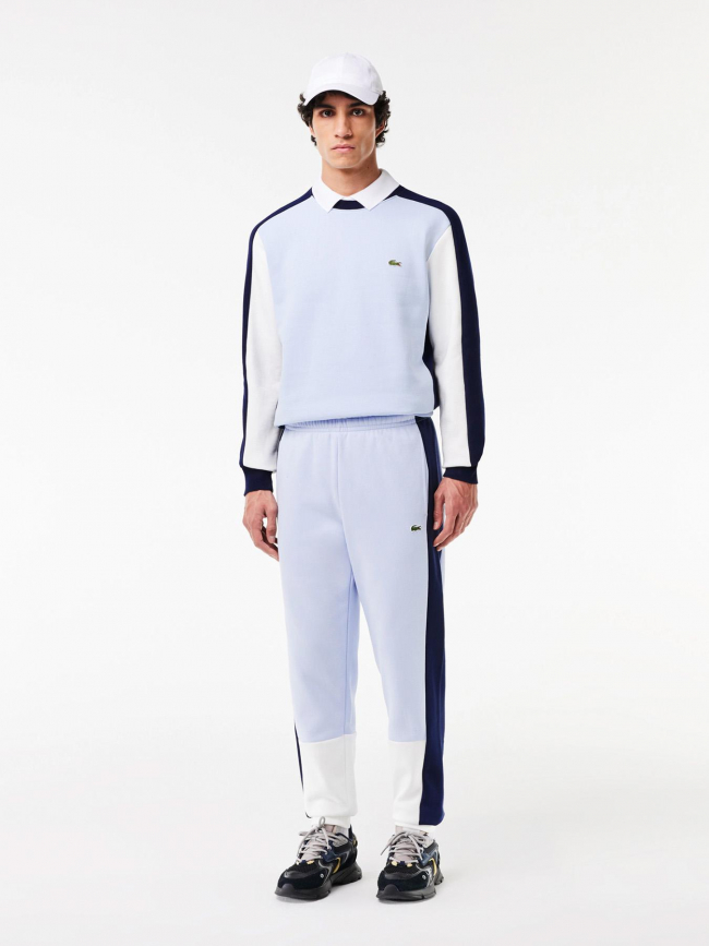 Pantalon de survêtement tricolore bleu homme - Lacoste