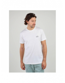 T-shirt manches courtes graphique tracua blanc homme - Oxbow